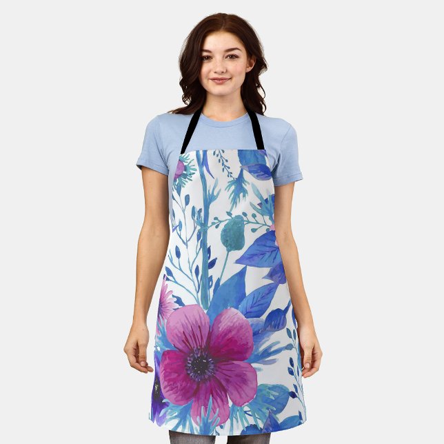 Delantal Patrón ininterrumpido de floración estética (Subido por el creador)