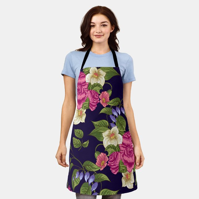 Delantal Patrón ininterrumpido de floración estética (Subido por el creador)