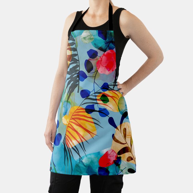 Delantal Patrón ininterrumpido de floración estética (Subido por el creador)
