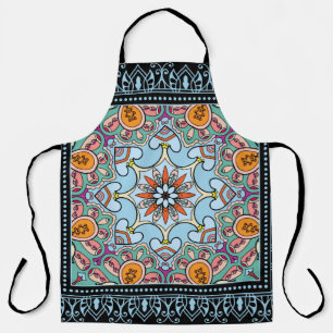Delantal Patrón ininterrumpido de mandala étnica tribal