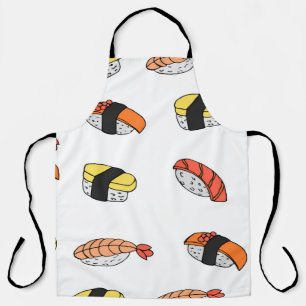 Delantal patrón ininterrumpido de sushi
