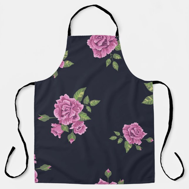 Delantal Patrón inmaculado en forma de flor p (Anverso)