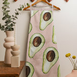 Delantal Patrón Moderno Pastel Rosa Y Aguacate Verde<br><div class="desc">Patrón Moderno Pastel Rosa Y Aguacate Verde</div>