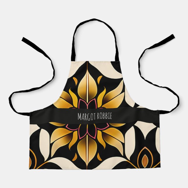 Delantal Patrón modular de parqué de Cherbourg (Anverso)