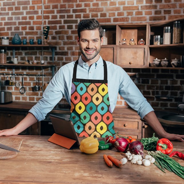 Delantal Patrón Ogee Multicolor (Apron)