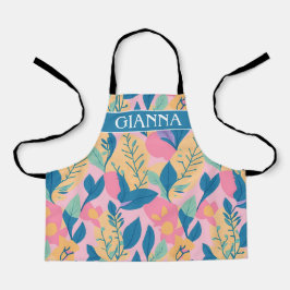 Delantal Patrón personalizado colorido del monitor Ackie