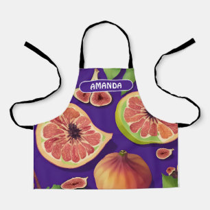 Delantal Patrón personalizado de color de agua de niebla