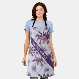 Delantal Patrón personalizado de color de agua tarántula