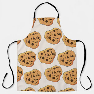 Delantal Patrón Personalizado de cookies dibujadas a mano