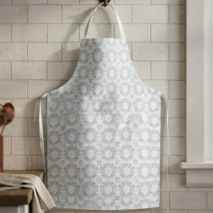 Delantal Patrón repetitivo de Toile Azul Victoriano