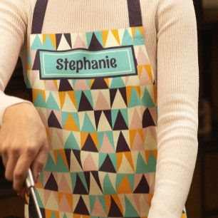 Delantal Patrón retro de mediados del siglo