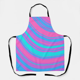 Delantal Patrón retro ondulado