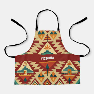Delantal Patrón retro Personalizado de motivos étnicos