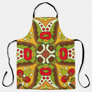 Delantal Patrón Seamless de Estilo Étnico Oriental