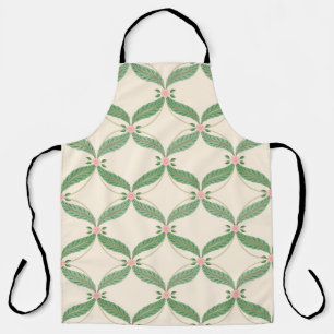 Delantal Patrón simple y transparente. Cuadrícula de hoja