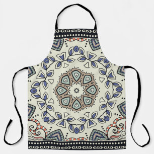 Delantal Patrón sin foco con mandala étnica tribal