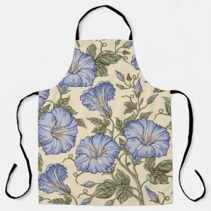 Delantal Patrón sin foco. Montaje de flores silvestres de P