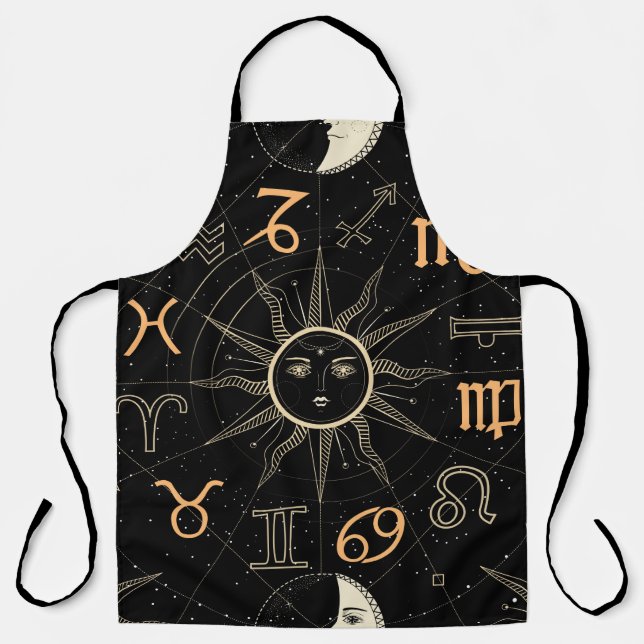 Delantal Patrón sin inconvenientes con el círculo del Horos (Anverso)