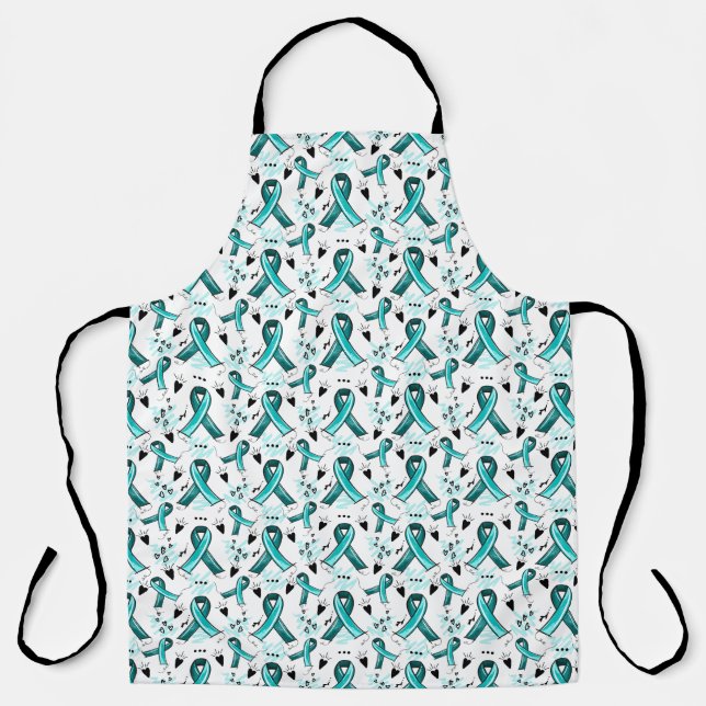 Delantal Patrón sin problemas de conciencia de la cinta ver (Anverso)