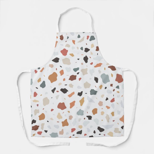 Delantal Patrón Terrazo (Anverso)