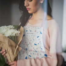 Patrón Terrazzo Neutral Natural Elegante