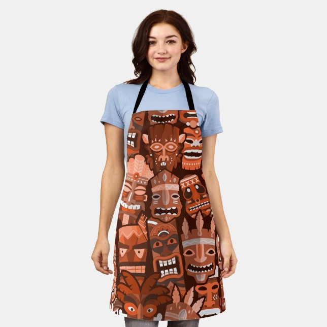 Delantal Patrón TIKI 2 (Gastado)