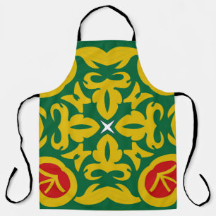 Delantal Patrón Tradicional Islámico. Diseño de impresi