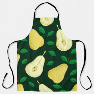 Delantal Patrón transparente de frutos perecederos