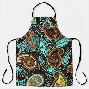 Delantal Patrón transparente, efecto textura de vaqueros 