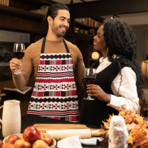 Patrón tribal rojo y negro