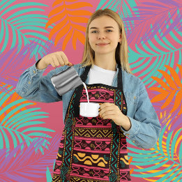 Delantal Patrón tribal tradicional