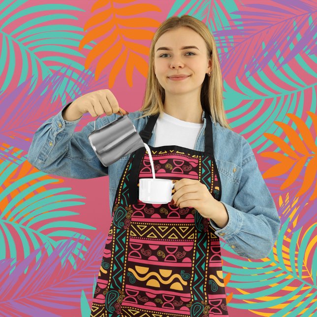 Delantal Patrón tribal tradicional (apron)