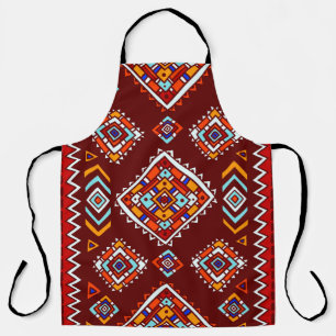 Delantal Patrón tribal tradicional de estilo étnico
