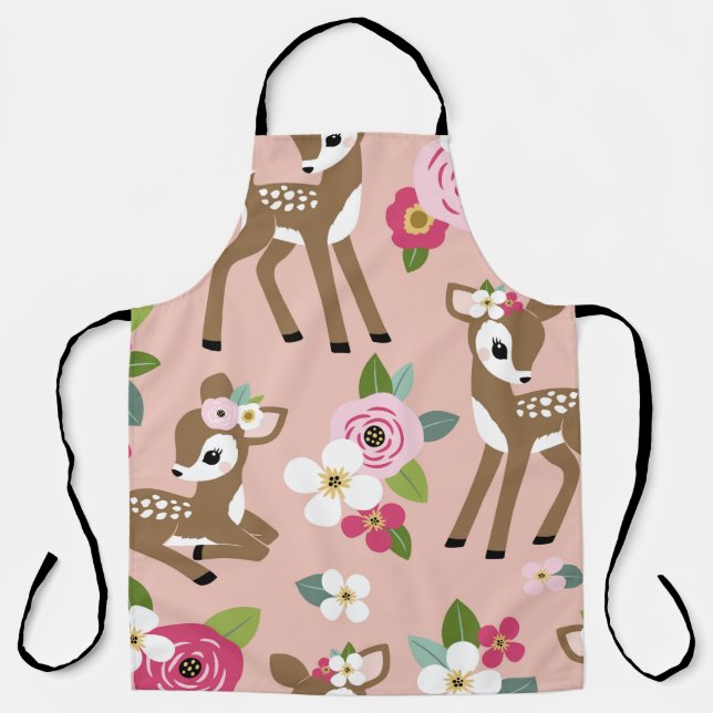 Delantal Patrón vintage sin foco con desvanecimiento vintag (Anverso)