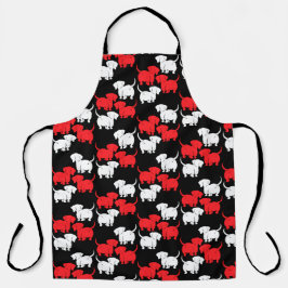 Delantal Patrones de perro de Dachshund alemanes