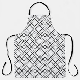 Delantal Patrones geométricos de cuatro lóbulos hechos de p