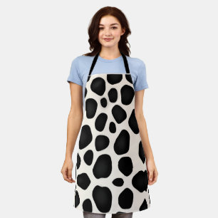 Delantal Patrones negros de diseño moderno
