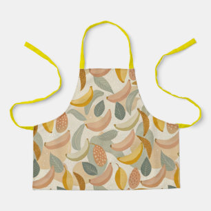 Delantal Pattern Abstract Boho Bananas