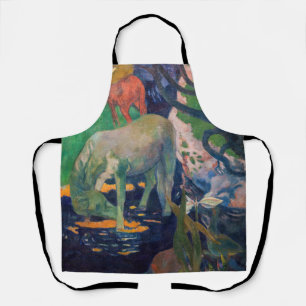 Delantal Paul Gauguin - El caballo blanco