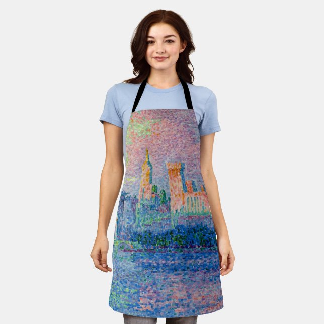 Delantal Paul Signac - El Palacio Papal, Aviñón (Gastado)