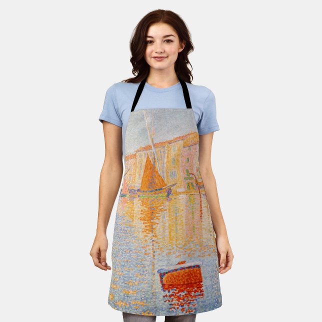 Delantal Paul Signac - La boya roja, Saint-Tropez (Gastado)