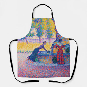 Delantal Paul Signac - Saint-Tropez, Fontaine des Lices