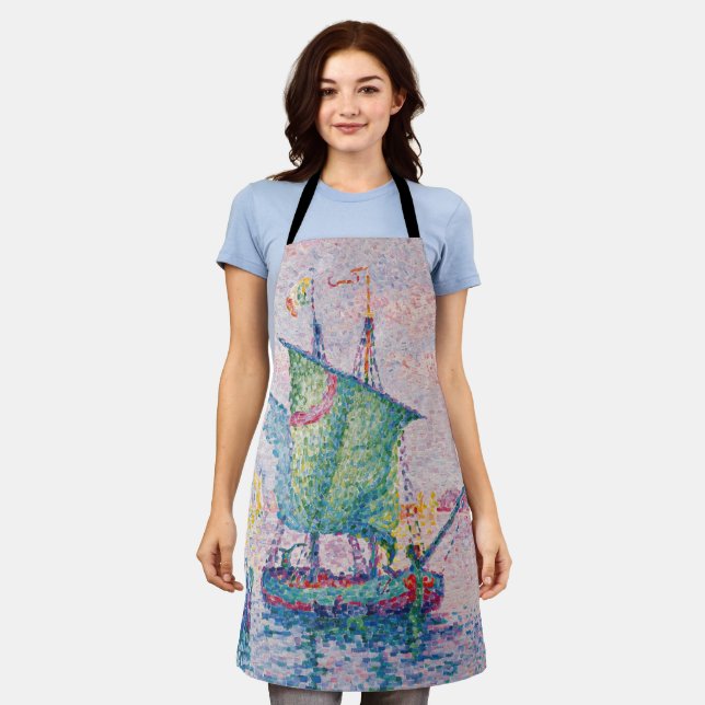 Delantal Paul Signac - Venecia, la nube rosa (Gastado)