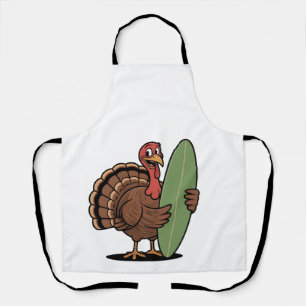 Delantal Pavo tabla de surf surfista pavo Día de Acción de