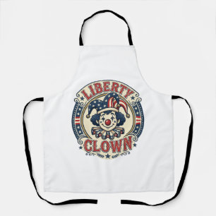 Delantal Payaso de la Libertad Patriótico Patriótico Clownc