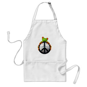 Delantal paz frog1