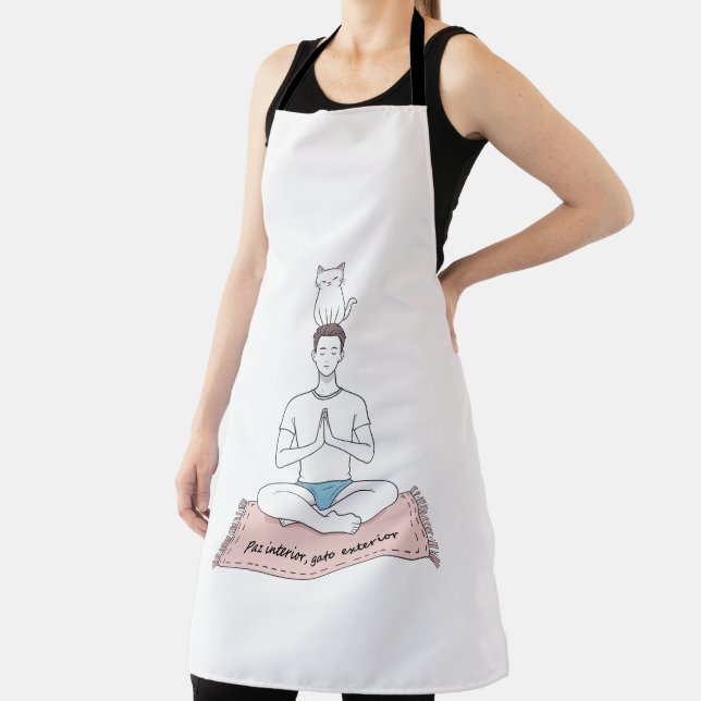 Delantal Paz Interior, Gato Exterior (in situ)