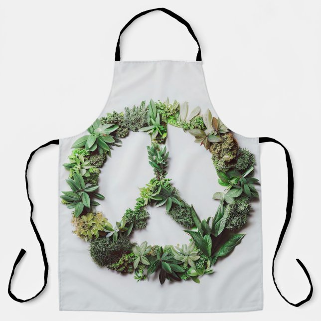 Delantal Paz Verde (Anverso)