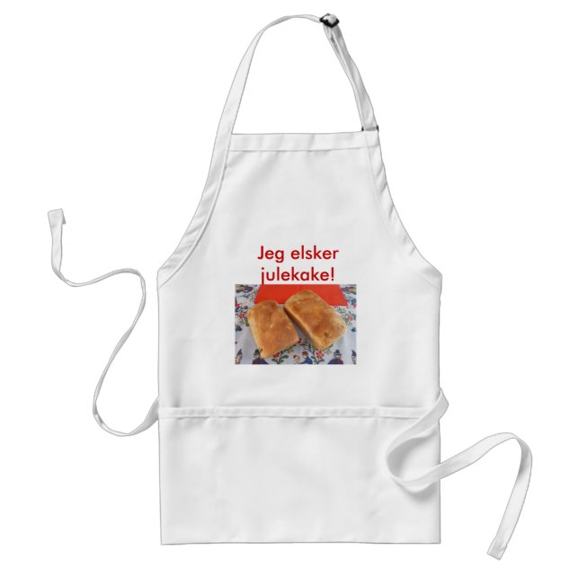 Delantal ¡PC270075, julekake del elsker de Jeg! (Frente)