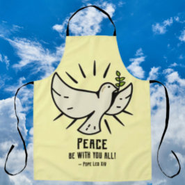 Delantal Peace Dove Apron - "¡Que la paz sea con todos uste